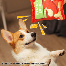 Load image into Gallery viewer, Dog Simulated Potota Chips Training Toy with Ringing Paper Pets Entertainment Stuffed Pillow Simulated Food Interactive Chewing Toys
