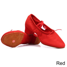Load image into Gallery viewer, Dance Shoes Women's Soft Sole Strap 3.5CM With Teacher Shoes Ballet Classical Dance Form Training Shoes
