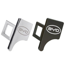 Load image into Gallery viewer, 1Pcs Car Hidden Safety Seat Belt Lock Buckle Head Clip Metal SeatBelt Plug Alarm Canceler Stopper Interior For BYD Qin Plusdmi Atto 3 Han EV Dolphin
