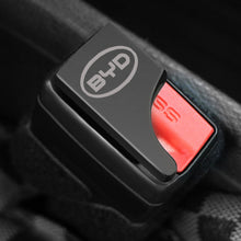 Load image into Gallery viewer, 1Pcs Car Hidden Safety Seat Belt Lock Buckle Head Clip Metal SeatBelt Plug Alarm Canceler Stopper Interior For BYD Qin Plusdmi Atto 3 Han EV Dolphin
