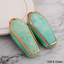 Load image into Gallery viewer, Soft TPU Car Key Case 4 Buttons Remote Control Protect Cover Durable Accessories For BYD Qin Plusdmi Atto 3 Han EV Dolphin
