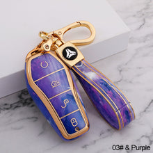 Load image into Gallery viewer, Soft TPU Car Key Case 4 Buttons Remote Control Protect Cover Durable Accessories For BYD Qin Plusdmi Atto 3 Han EV Dolphin
