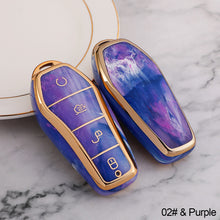 Load image into Gallery viewer, Soft TPU Car Key Case 4 Buttons Remote Control Protect Cover Durable Accessories For BYD Qin Plusdmi Atto 3 Han EV Dolphin
