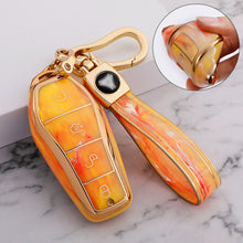 Load image into Gallery viewer, Soft TPU Car Key Case 4 Buttons Remote Control Protect Cover Durable Accessories For BYD Qin Plusdmi Atto 3 Han EV Dolphin
