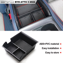 Load image into Gallery viewer, Car Center Console Storage Box Armrest Box Storage Tray for BYD Atto 3 Yuan Plus 2022 Accessories
