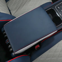 Load image into Gallery viewer, Car PU Leather Armrest Mat Storage Box Armrests Cover Pad Arm Rest Protection for BYD Atto3 YUAN PLUS EV
