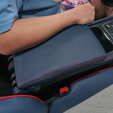 Load image into Gallery viewer, Car PU Leather Armrest Mat Storage Box Armrests Cover Pad Arm Rest Protection for BYD Atto3 YUAN PLUS EV
