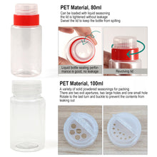 Load image into Gallery viewer, Mini Seasoning Bottle Set Outdoor Camping BBQ Black Pepper Salt Herb Bottle Kitchen Portable Storage Seasoning Box 6pcs/set With Storage Bag
