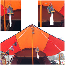 Load image into Gallery viewer, Outdoor Camping Foldable Ethnic Air Pumping Paper Box Car Household Roll Paper Tissue Box Hanging With Open Hole Paper Towel Small Cloth Bag
