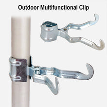Load image into Gallery viewer, Outdoor Portable Multifunctional Clip Camping Light Hanging Extraction Paper Box Hook Tent Bracket Accessories Metal Iron Clip
