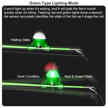 Load image into Gallery viewer, Intelligent Sea Pole Catch Fish Alarm Medium Fish Signal Light Induction Light European Night Fishing Luminous Signal Electronic Bell
