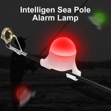 Load image into Gallery viewer, Intelligent Sea Pole Catch Fish Alarm Medium Fish Signal Light Induction Light European Night Fishing Luminous Signal Electronic Bell
