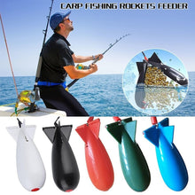 Load image into Gallery viewer, Torpedo Nesting Device Touch Water Immediately Open Bait Container Carp Fishing Bait Feeder Wild Fishing Sea Pole Long Throw Point 360 Rotating Nested Device Fishing Supplies
