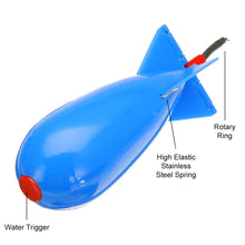 Load image into Gallery viewer, Torpedo Nesting Device Touch Water Immediately Open Bait Container Carp Fishing Bait Feeder Wild Fishing Sea Pole Long Throw Point 360 Rotating Nested Device Fishing Supplies
