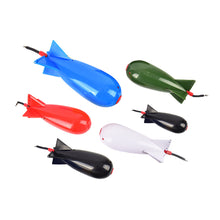 Load image into Gallery viewer, Torpedo Nesting Device Touch Water Immediately Open Bait Container Carp Fishing Bait Feeder Wild Fishing Sea Pole Long Throw Point 360 Rotating Nested Device Fishing Supplies
