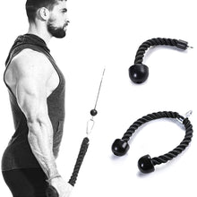 Load image into Gallery viewer, Triceps Puller Lateral Bicep Training Rope Single Head Double Head Type Sit-Up Abdominal Muscle Training Gym Fitness Equipment Accessories

