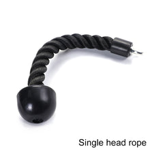 Load image into Gallery viewer, Triceps Puller Lateral Bicep Training Rope Single Head Double Head Type Sit-Up Abdominal Muscle Training Gym Fitness Equipment Accessories
