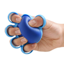 Load image into Gallery viewer, Elliptical Finger Grip Strength Ball With Finger Cover Hand Rehabilitation Training Treatment Therapy Instrument Finger Stretching Ball Arm Exercise Muscle Relaxation Fitness Equipment

