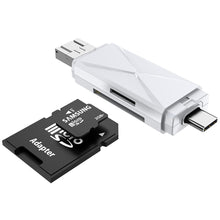 Load image into Gallery viewer, Micro Usb Otg Mobile Phone Card Reader For Android Sd/tf Card Multi-function Three-in-one Card Reader Type-c
