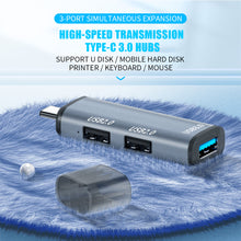 Load image into Gallery viewer, USB 3.0 Splitter 3-port Hub Notebook Computer Usb Extender Mini One Drag Three Ports
