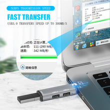 Load image into Gallery viewer, USB 3.0 Splitter 3-port Hub Notebook Computer Usb Extender Mini One Drag Three Ports
