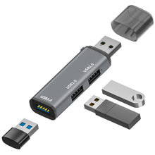 Load image into Gallery viewer, USB 3.0 Splitter 3-port Hub Notebook Computer Usb Extender Mini One Drag Three Ports
