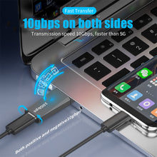 Load image into Gallery viewer, Usb To Type-c Female Adapter 10gbps High-speed Converter 3.1usb3.0 Revolution To C Female Zinc Alloy Otg
