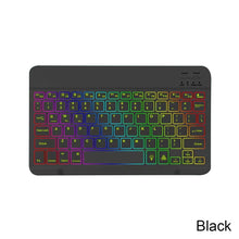 Load image into Gallery viewer, RGB BT Keyboard Rechargeable Wireless Blue-tooth Keyboard Backlight Keyboard
