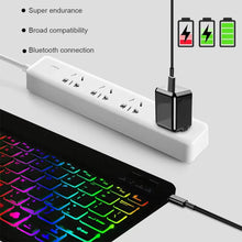 Load image into Gallery viewer, RGB BT Keyboard Rechargeable Wireless Blue-tooth Keyboard Backlight Keyboard
