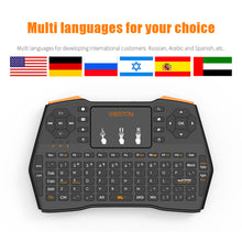 Load image into Gallery viewer, I8 Plus Mini 2.4G Wireless Keyboard Fly Air Mouse Touchpad for TV PS English Lithium Battery Version
