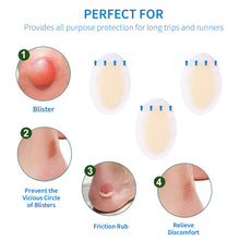 Load image into Gallery viewer, Hydrogel Foot Patch Oval Heel Stickers Women Men Anti Slip Heel Cushions Non-Slip Inserts Pads Foot Heel Care Protector
