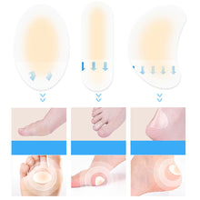 Load image into Gallery viewer, Hydrogel Foot Patch Heel Stickers Women Men Anti Slip Heel Cushions Non-Slip Inserts Pads Foot Heel Care Protector
