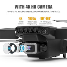 Load image into Gallery viewer, E88Pro RC Drone 4K Professinal With 1080P Wide Angle HD Camera Foldable RC Helicopter WIFI FPV Height Hold Gift Toy
