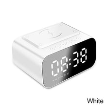 Load image into Gallery viewer, BT510 Wireless Bluetooth Speaker Charging 5W With LED Clock Alarm Function FM Radio Speaker
