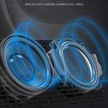 Load image into Gallery viewer, BT510 Wireless Bluetooth Speaker Charging 5W With LED Clock Alarm Function FM Radio Speaker
