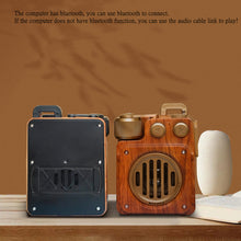 Load image into Gallery viewer, American Retro Wireless Bluetooth Speaker Portable Subwoofer Mini Fm Radio Outdoor Small
