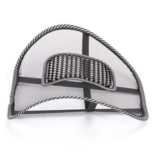 Load image into Gallery viewer, Universal Car Seat Office Chair Massage Back Lumbar Support Mesh Ventilate Cushion Pad Black Mesh Back Lumbar Cushion for Car Driver
