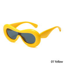 Load image into Gallery viewer, Retro Design Oval Shades Sunglasses Eyewear Female Candy Color Goggle Sun Glasses for Men Women
