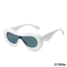 Load image into Gallery viewer, Retro Design Oval Shades Sunglasses Eyewear Female Candy Color Goggle Sun Glasses for Men Women
